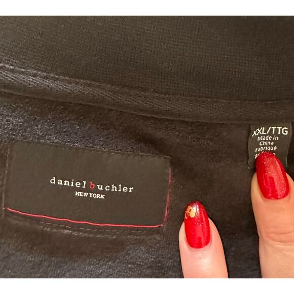 Daniel Buchler- Buttery Soft Black Velour Jacket - XXL - Picture 6 of 8
